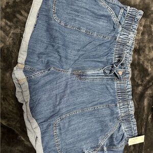 Maurices Blue Jean Shorts with Drawstring